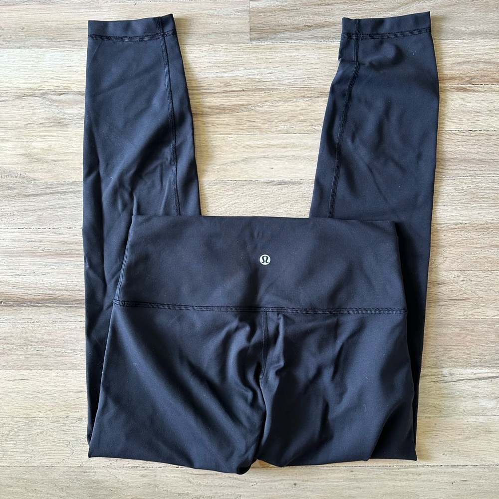 Lululemon Wunder Train High Rise Black Leggings 25”